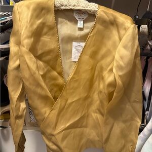 Talbots Gold Blouse